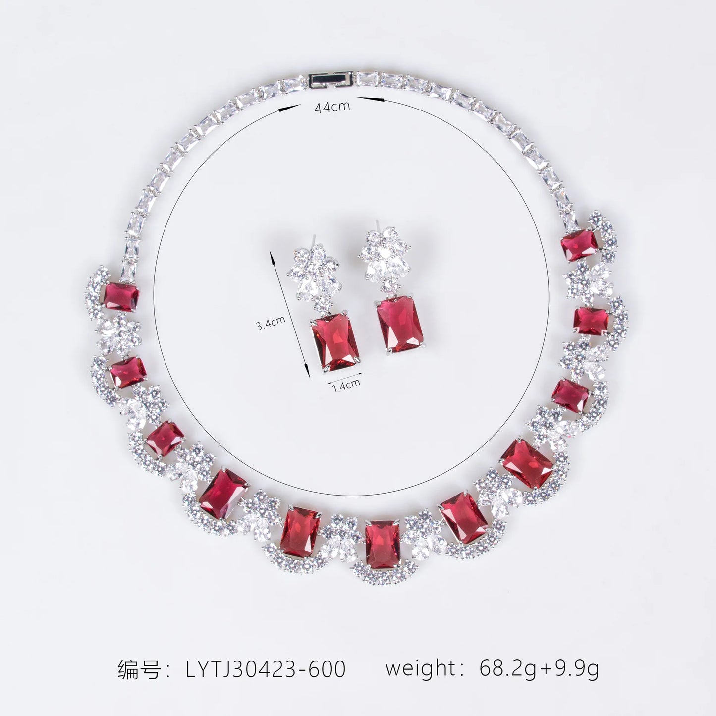 Classic Water Drop Zircon Necklace for Women - Emerald, Elegant, Luxurious Accessory, Bridal Gift, Clothing Accessory for Women