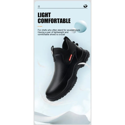 Men's Work Shoes Non Slip Oil Resistant Chef Shoes Suitable Seasons Lightweight and Comfortable with A Soft Sole That Not Tiring
