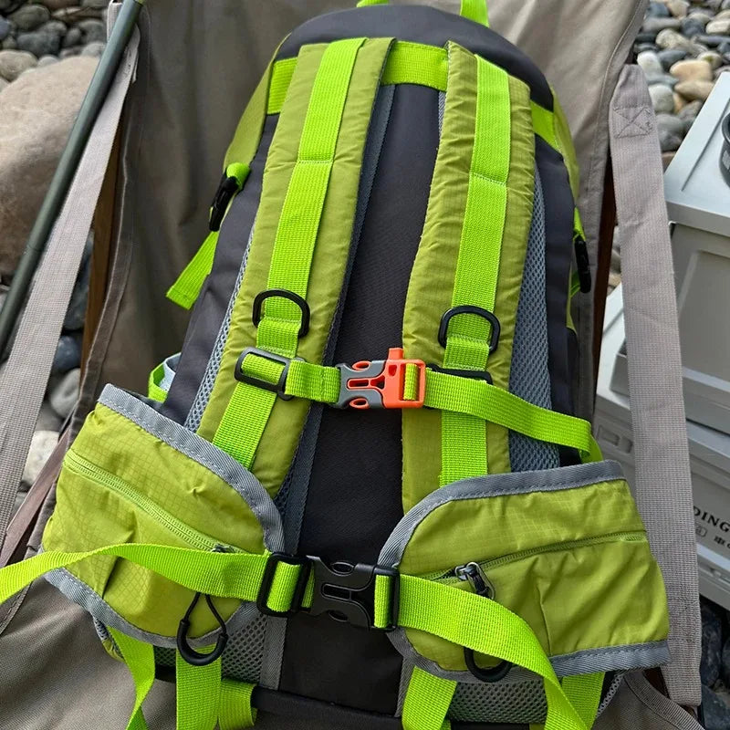 Outdoor Hiking Rucksack Backpack Mountaineering Bag for Men Women Sports Trekking Backpack Light Travel Camping