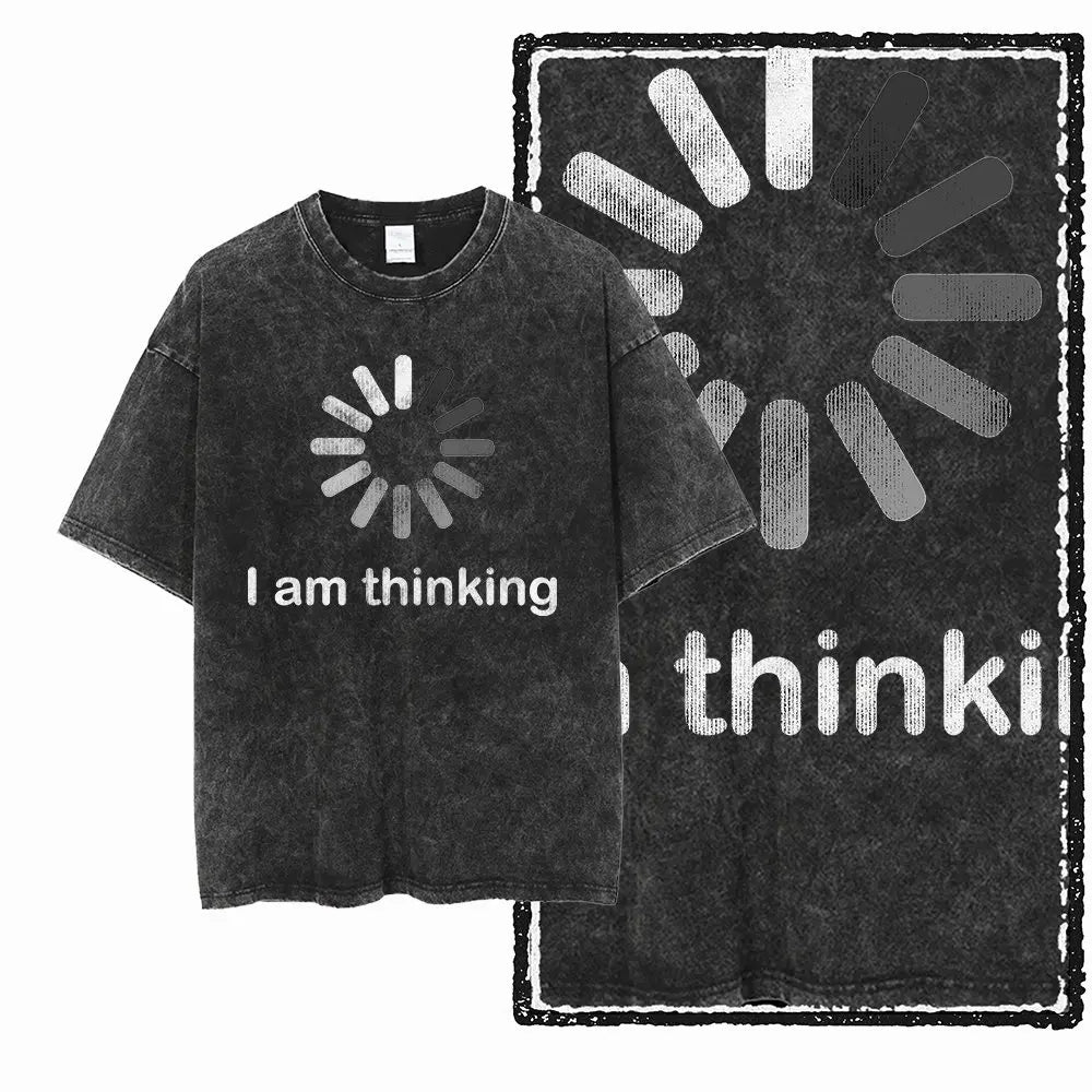 G25 Exclusive Cool Vintage Cotton  Men's COOLMIND Graphic T-shirt | Acid Washed  Streetwear Big Size O-neck men's Tee Tshirt