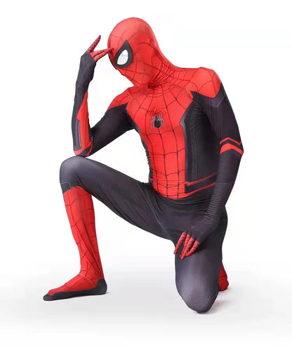 2026 High Quality Superhero Spidermans Costume Bodysuit For Kids Adult Spandex Zentai Halloween Party Cosplay Jumpsuit
