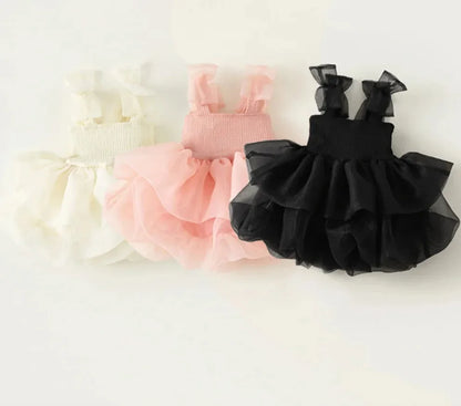 2026 New Sleeveless Summer Dress for Girls Puffy Tutu Dress Elegant Party Dresses Birthday Gift Gown Baby Girl Princess Dress