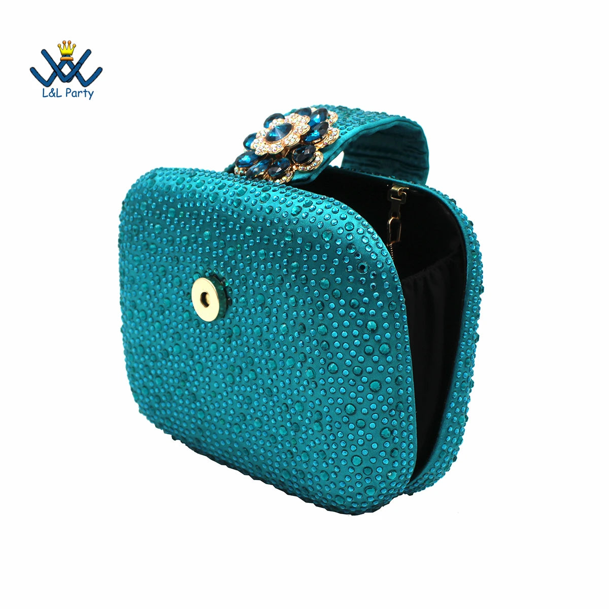 Latest African Women Shoes and Bag Set in Royal Blue New Design Italian Ladies Pumps for Garden Party