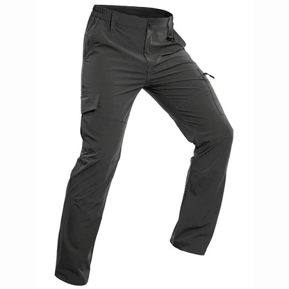 Men’s Quick Dry Hiking Pants Lightweight Water Resistant Tactical Work Outdoor Fishing Cargo Trousers