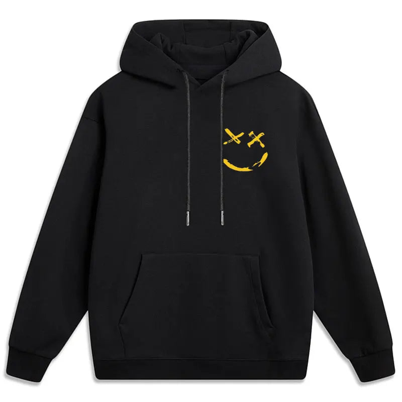 Men's Plus Size Sweatshirt 110-185KG Comfortable Cotton Casual Hoodies Autumn Winter Daily Outdoor Travel Tops Male Clothing