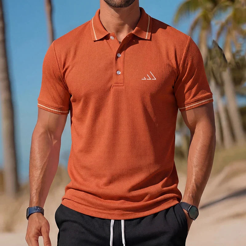 Men's Casual Polo Shirt Summer Streetwear Short Sleeve Business Casual Tops Quick-Drying Breathable Clothing POLO Shirt