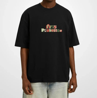 Simple Slogan Short-sleeved Printed Crew Neck T-shirt High-quality Fashion Top Casual Loose Super Large Size Street Wear Unisex