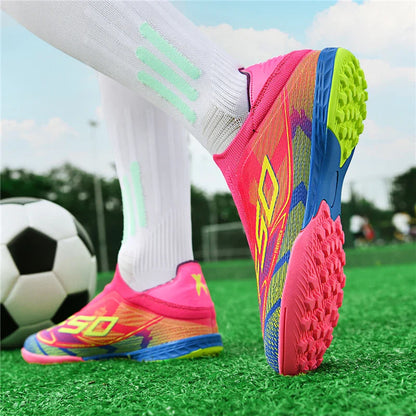 Men's football field boots ultra light grass indoor social training football shoes sports shoes TF/FG football shoes