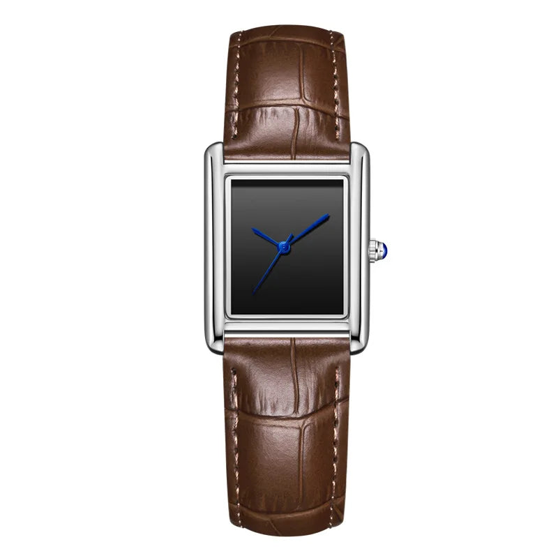 New Elegant Watches for Women and Men Fashion Leather Strap Waterproof Quartz Wristwatches Couple's Watches Gifts Drop Shipping