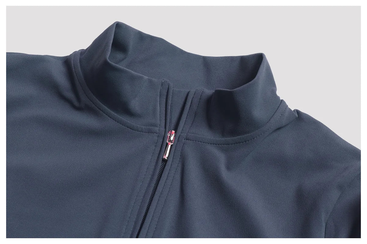 Zipper Jumpsuit Flared Pants Women Clothing Sportswear Gym Yoga Sport Sets Spandex Nylon Workout Sets Women Tracksuit
