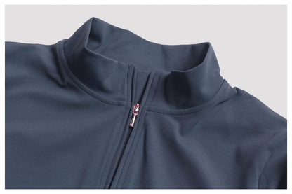 Zipper Jumpsuit Flared Pants Women Clothing Sportswear Gym Yoga Sport Sets Spandex Nylon Workout Sets Women Tracksuit