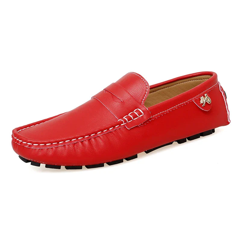 2025 New Handmade Beanie Shoes Men's Soft Sole Lazy Korean Style Trbottomy Easiest for Match Casual Slip-On Driving