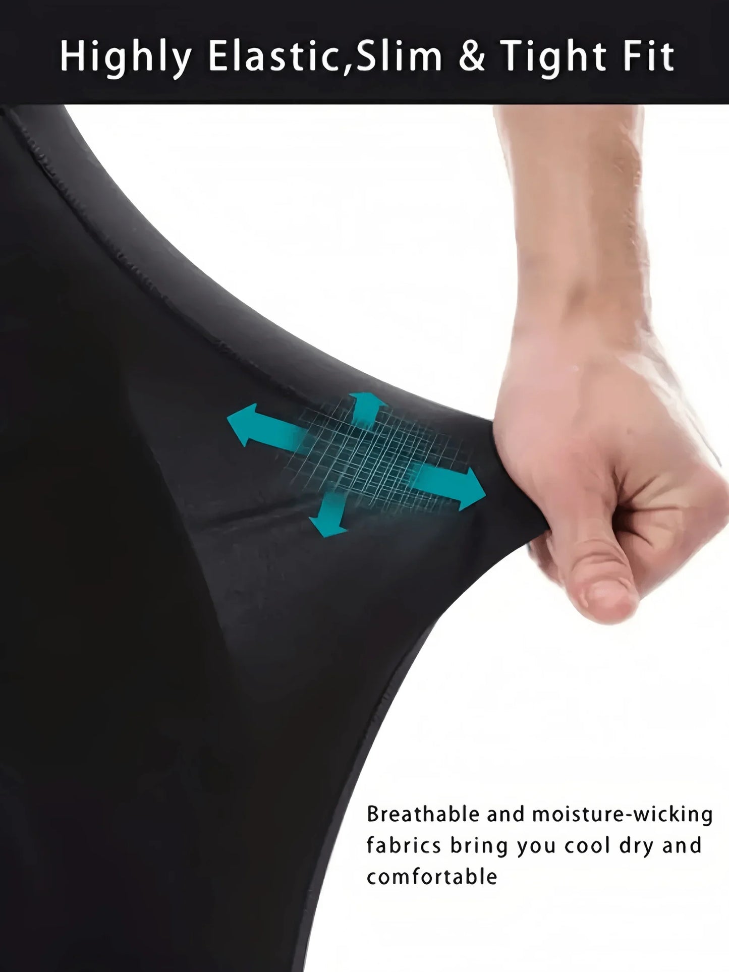 Men's 2 Piece Running Set Quick Dry Sport Shorts with Compression Tights for Gym Fitness Jogging Basketball