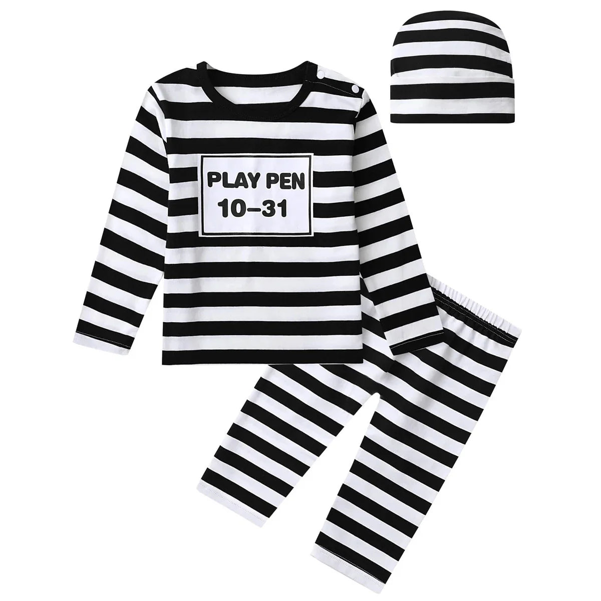 Boys Pilot Costumes Baby Firefighter Clothing Infant Police Cosplay Party Outfits Set Long Pants with Hat Halloween Costume