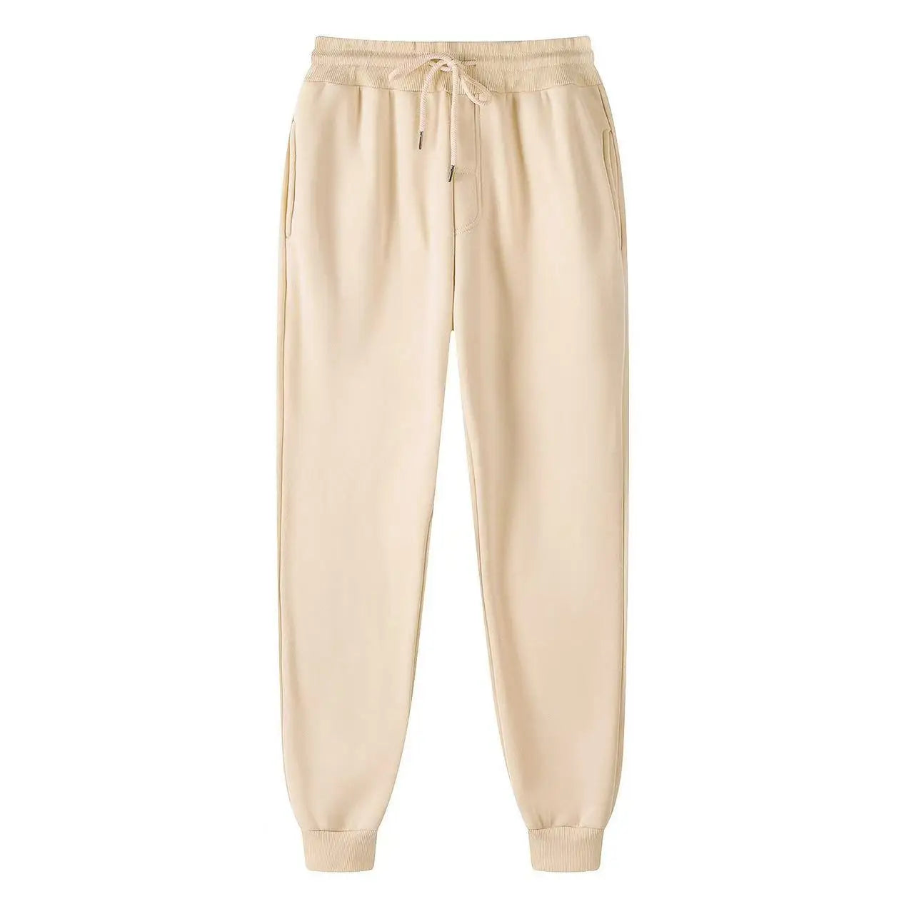Men's casual pants, autumn and winter solid color sports pants, men's running, jogging, fitness pants, fashionable sports pants