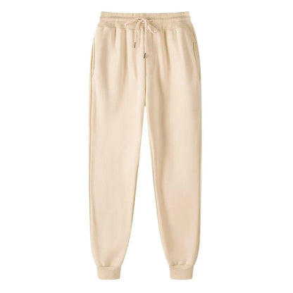 Men's casual pants, autumn and winter solid color sports pants, men's running, jogging, fitness pants, fashionable sports pants