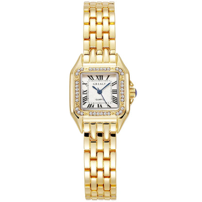 Women Watch Light Luxury Brand Stainless Steel Strap Ladies Business Quartz Watches Female Fashion Clock Watch