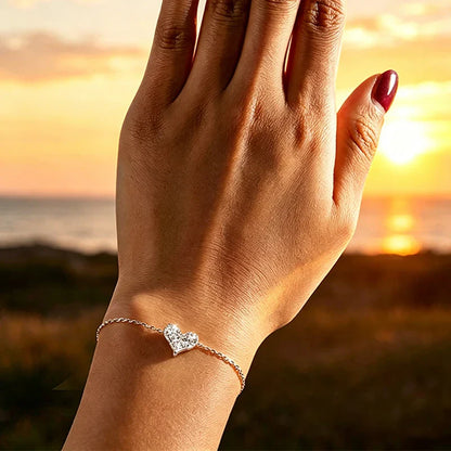 3 Gems Moissanite Bracelet for Women Men Adjustable Chain S925 Sterling Silver Jewelry Lab Diamond Couples Birthday Gifts