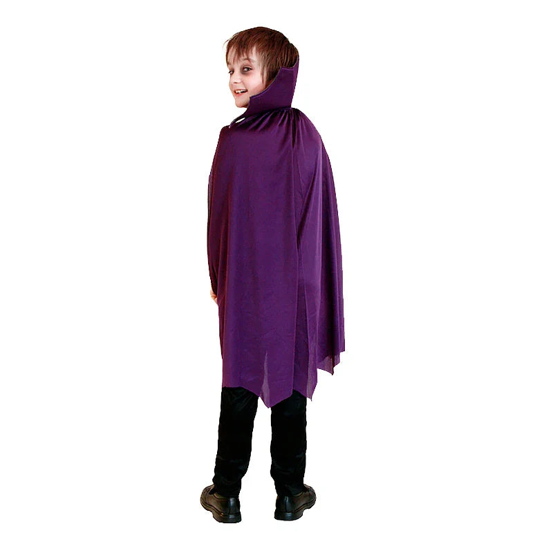 Halloween Vampire Cosplay Costume for Kids Carnival Party Dress Up Outfit Children Role Play Vampiran
