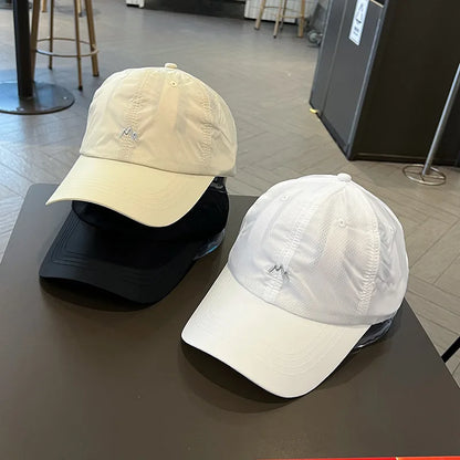 Summer Quick Drying Lightweight Baseball Hat, Thin Breathable Sunshade Sunscreen Duckbill Hat, Suitable For Fishing And Other Ou