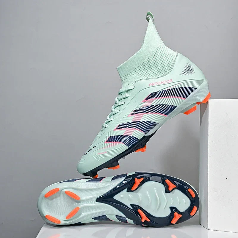 New Men Match Professional Football Boots Non-Slip TF/FG Soccer Shoes Boys Sneakers Comfortable Ankle Sports Shoes Unisex