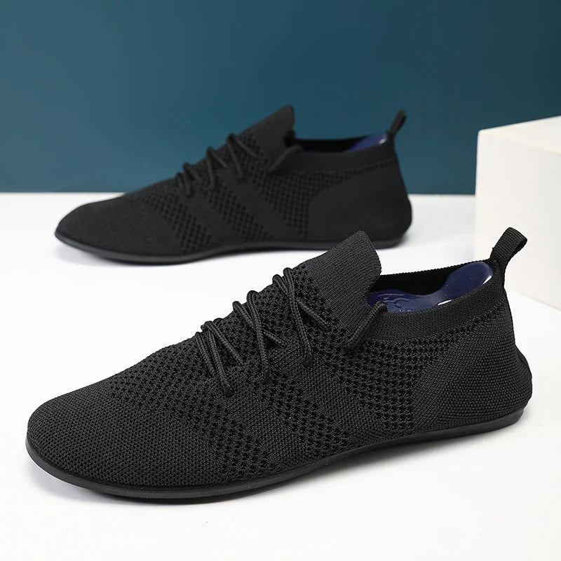 Male Summer Driving Shoes Flat Breathable Fashion Walking Shoes Mens High Quality Mesh Comfortable Soft Sole Casual Loafers