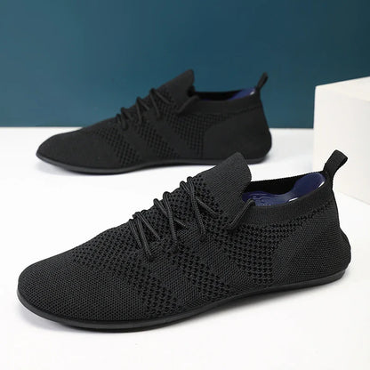 Male Summer Driving Shoes Flat Breathable Fashion Walking Shoes Mens High Quality Mesh Comfortable Soft Sole Casual Loafers