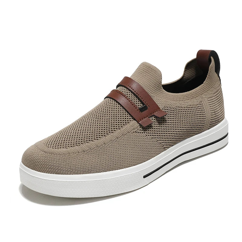 New Fashion Men Casual Shoes Lightweight Breathable Outdoor Walking Sports Shoes Driving Shoes Men Flat Canvas Shoes Large Size