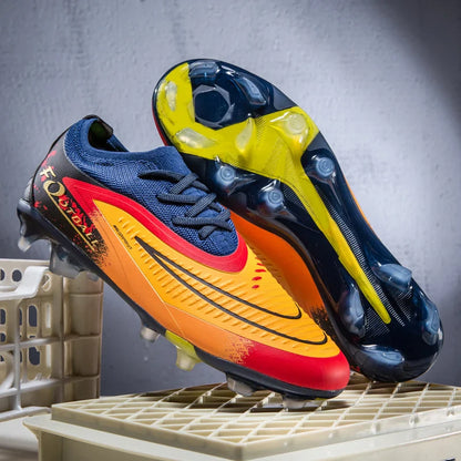 New Professional Men Soccer Shoes Ankle Boys Sneakers Non-Slip Football Boots Match Comfortable Sports Shoes TF/FG Unisex