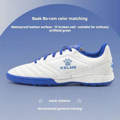 Tf Broken Nail Football Shoes Adult Youth Non-slip Football Shoes Artificial Grass Five-a-side Game Football Shoes Sports