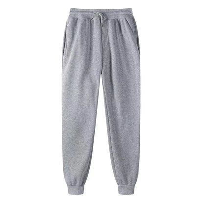 Men's casual pants, autumn and winter solid color sports pants, men's running, jogging, fitness pants, fashionable sports pants