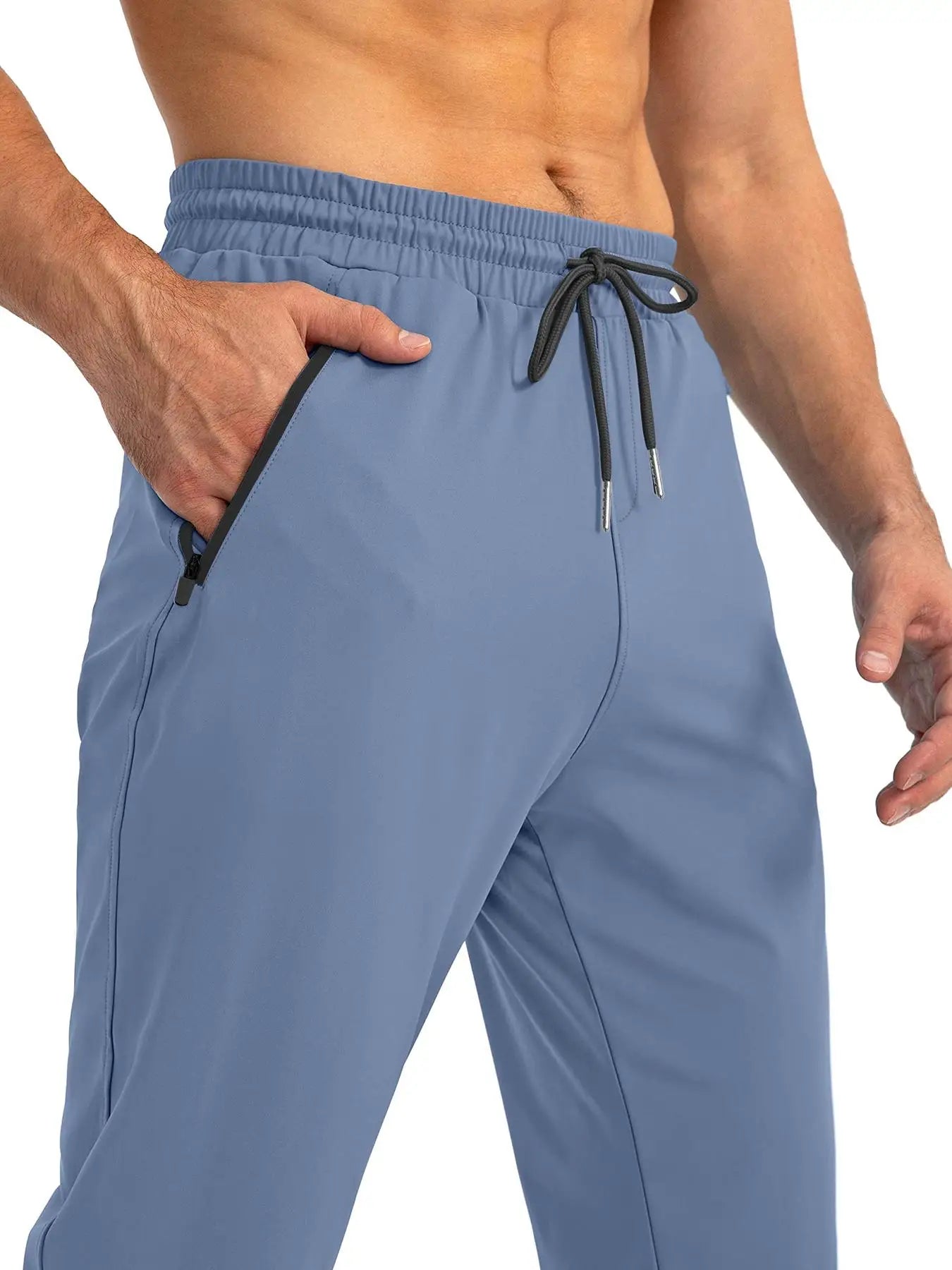 Men's Lightweight Quick Dry Sport Pants with Elastic Waist Outdoor Gym Workout Running Jogger Athletic Sweatpants Quality