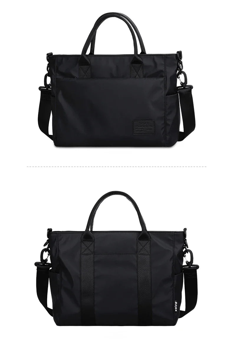 File Bag Carrying Briefcase Men's Business Bag Lawyer Office Computer Bag Horizontal Shoulder Crossbody Bag Men Bag