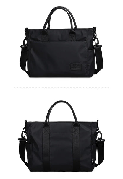 File Bag Carrying Briefcase Men's Business Bag Lawyer Office Computer Bag Horizontal Shoulder Crossbody Bag Men Bag