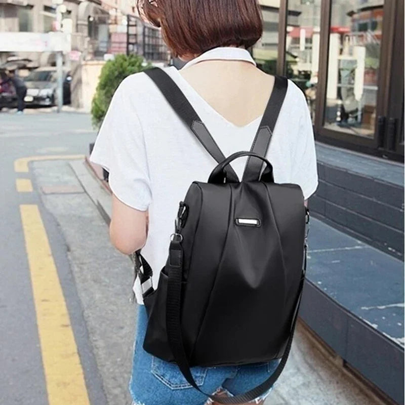 Waterproof Oxford Women Backpack Fashion Anti-Theft School Bagpack Luxury Designer Female Large Capacity Travel Shoulder Handbag
