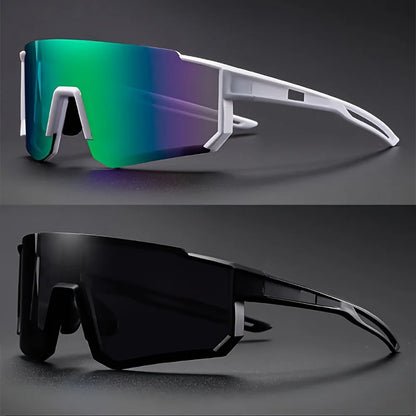 Men's Oversized Cycling Sunglasses Eyewear Bicycle Goggles Windproof Glasses Polarized Lens Road Riding Bike