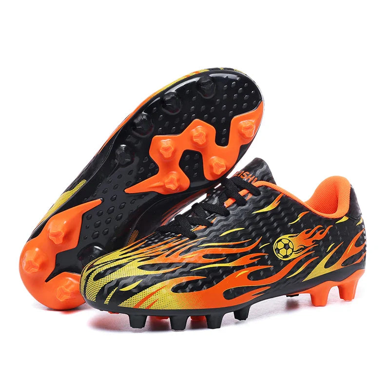 New Kid Match Boys Professional Football Boots Sneakers Soccer Shoes Comfortable Outdoor Match Non-Slip Sports Shoes Unisex