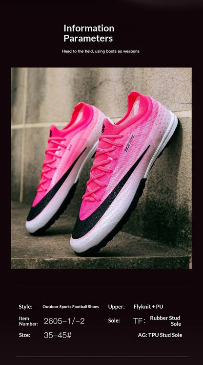 New Men Football Boots Futsal Cleats Unisex Soccer Shoes Hot Sale High-quality Professional Women Ultralight TF/FG Sneakers