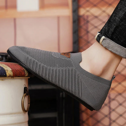 Men's Shoes Breathable Thin Bottom Light Driving Loafers Casual Socks Shoes Men Slippers Comfortable Walking Mens Shoes