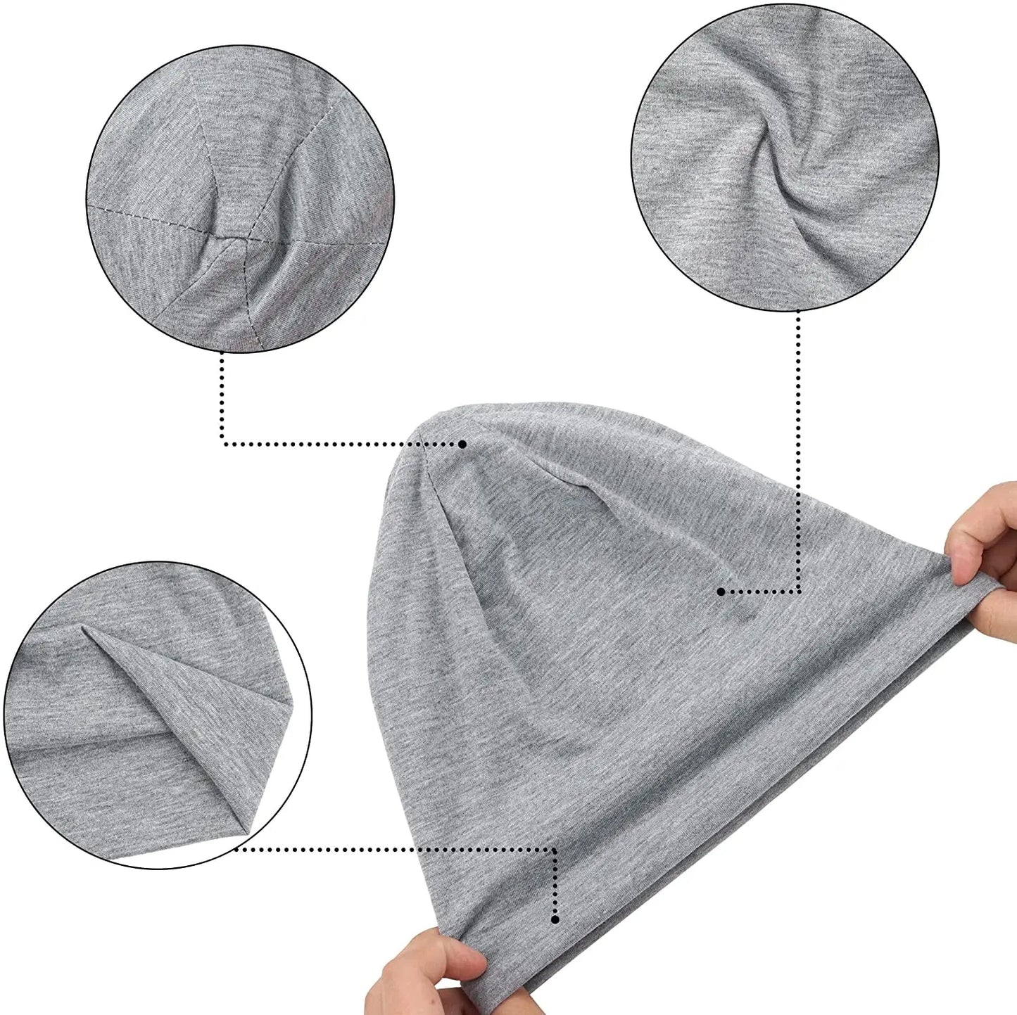 Slouchy Beanie Hip-Hop Soft Lightweight Running Beanie Adult Dwarf Hats