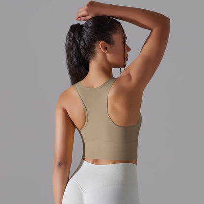 Nylon Sexy Women's Sports Bra Top Women Tight Elastic Gym Sport Yoga Bras Crop Top Yoga Clothes Stretch Women Sports Underwear