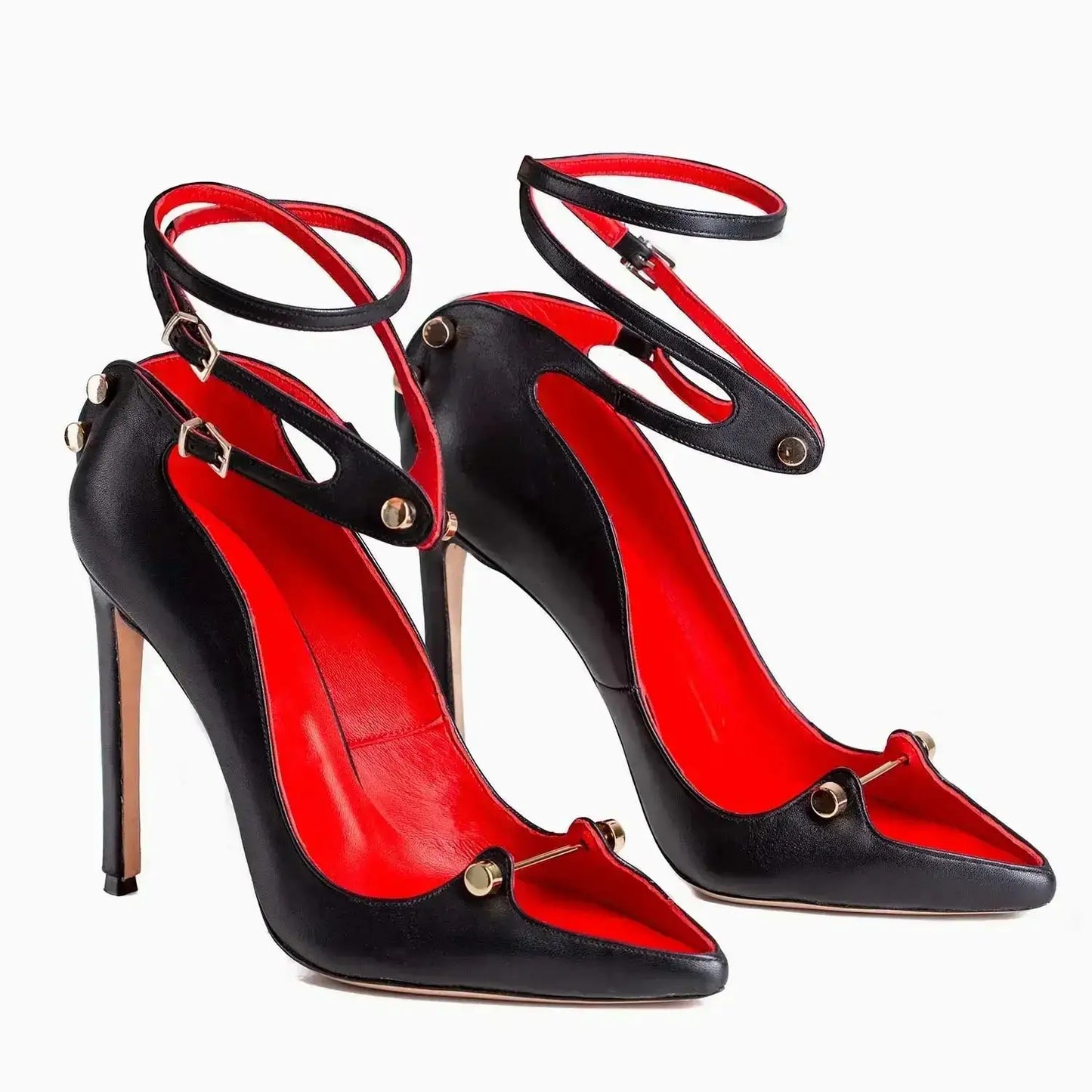 2026 Runway Women Pumps Crystal Metal Decoration High Heels Sandals For Women Luxury Designer Nightclubs Banquets Female Shoes
