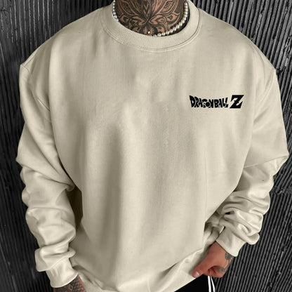 Dragon Ball Men's Sweatshirt Son Goku Japanese Anime Hoodie Spring and Autumn Boys Children's Long-sleeved Parent-child Outfit