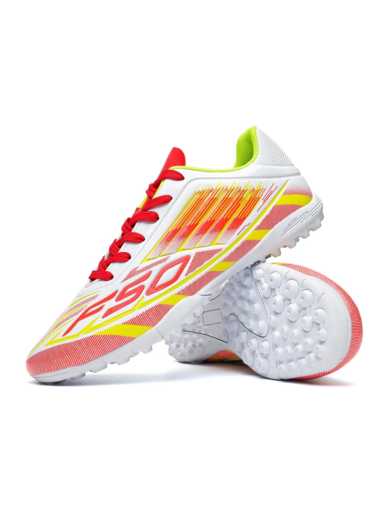 Men Women Kids TF Turf Soccer Cleats Training Wear Non-Slip Wear-Resistant PU Fabric Rubber Sole