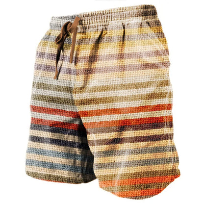 Men's Sweat Shorts Beach Shorts Terry Shorts Drawstring Elastic Waist 3D Print Graphic Prints Breathable Soft Short Daily Holida