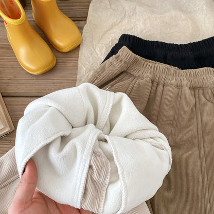 Spring Autumn Solid Kids Boys Straight Pants Fashion Children Clothing Trousers Brief Jeans for 1-6 Years