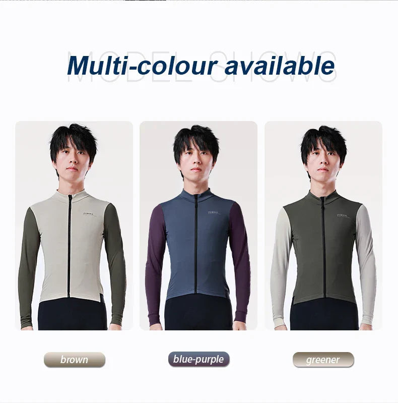 Fleece Men's Cycling Jersey  Winter Cycling Sets Warm Long-sleeved Suit Soad Bike Bicycle Jacket Overalls Riding Suit