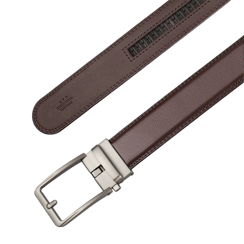 Famous Brand Belt Male Designer Automatic Buckle Genuine Leather Men Belt  Luxury Belts for Men 3.5cm New Black Brown Plus Size