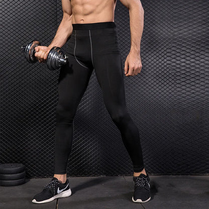 Men's Tight Training Pants PRO Sports Fitness Running Pants Quick Dry Trousers Running Basketball Sports Workout Leggings