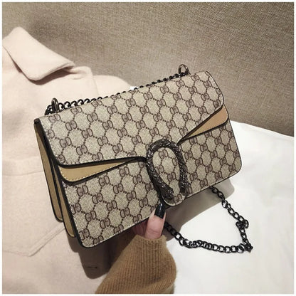 2025 New Trendy Fashion Dionysus Bag Vintage Print Mini Shoulder Crossbody Chain Bag for Women